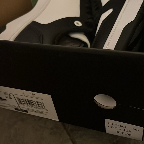 Black and white creative recreation sneakers size 8.5 in mens brand new in box - Picture 8 of 8